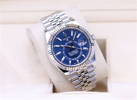 rolex sky dweller steel reviews|Rolex Sky-Dweller blue 2022.